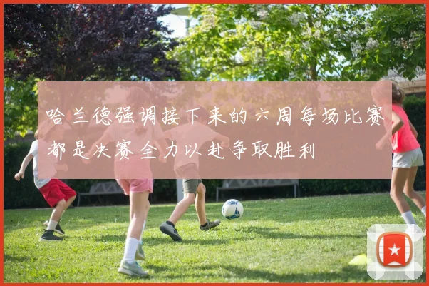 哈兰德强调接下来的六周每场比赛都是决赛全力以赴争取胜利