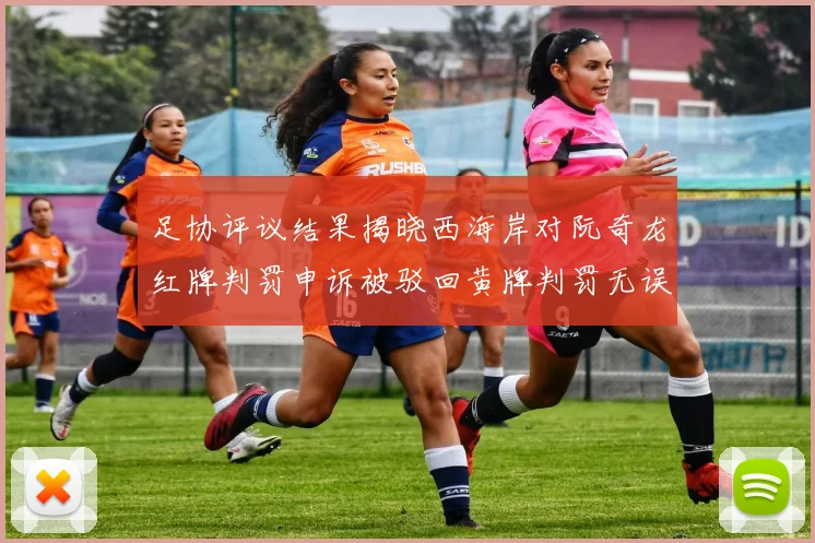 足协评议结果揭晓西海岸对阮奇龙红牌判罚申诉被驳回黄牌判罚无误